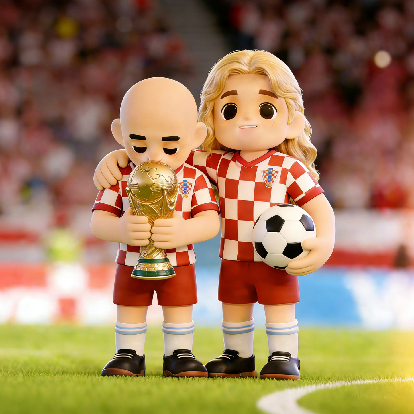 Custom 3D Figure from Your Photo World Cup Edition Bestselling Personalized Fan Gift