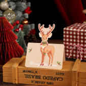 Reindeer Retro Hanging Greeting Cards Christmas Greeting Cards Holiday Cards