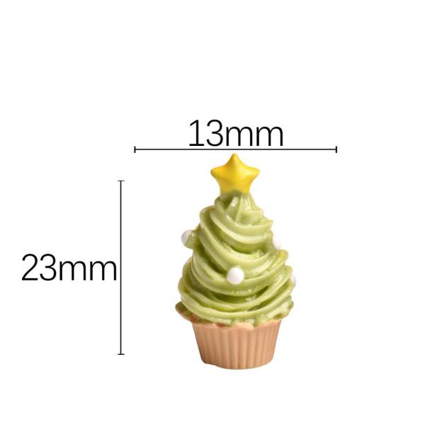 Christmas Cup Cake Decorations DIY Ornaments Desktop Display Decor