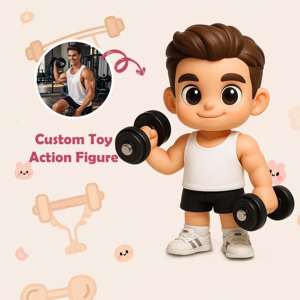 Custom Sports Lover 3D Action Figure from Photo Unique & Thoughtful Gift for Sports Lover