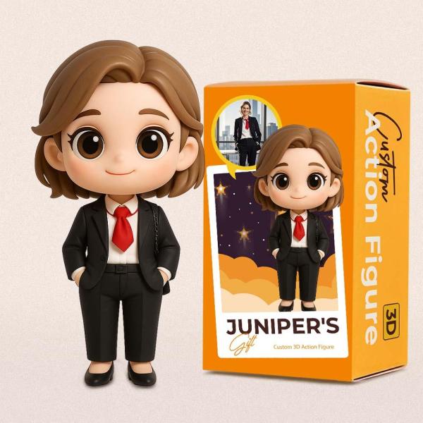 Custom 3D Action Figure from Photo Unique & Thoughtful Personalized Toy Custom Action Toy Gift for Boss