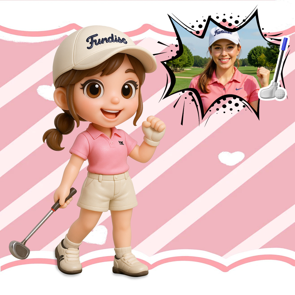 Custom 3D Sports Action Figure Made from Your Photo Perfect Gift for Fitness Lovers