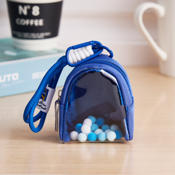 (4/6/8 Size) 3D Colorful Fabric Bag Charm Strolling Figure Bag