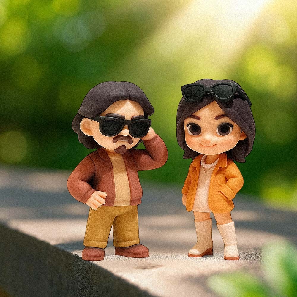 Custom 3D Full Body Figurine Custom Your Favorite Photo in Memorable Personalized Gift for Couples