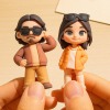 Custom 3D Figurines Personalized Family Dolls with Dog  Cartoon Style Gift for Home Decor or Special Occasions