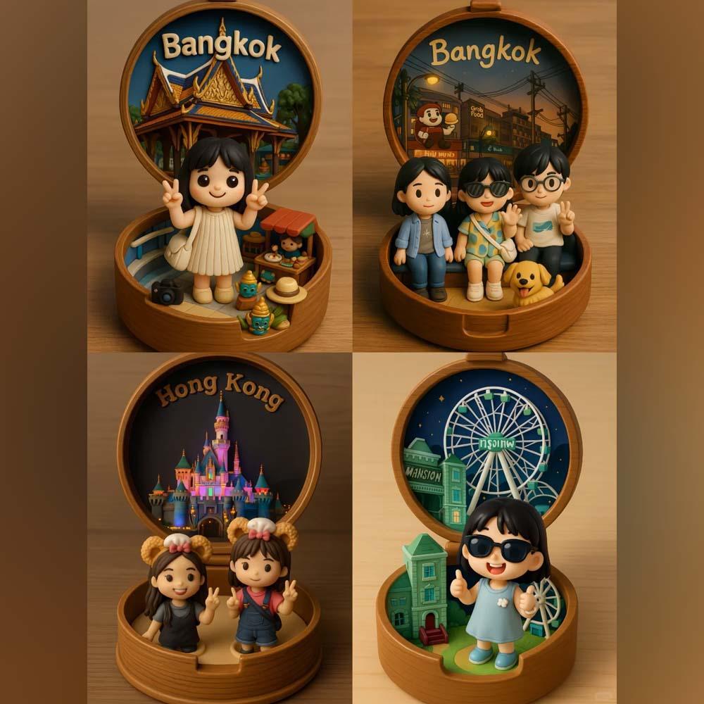 Personalized 3D Family Set – Create Toy Figures from Your Family Photos