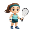Custom 3D Cartoon Chibi Figure Football Team Character Model Personalized Player Design Fan Support Gift Collectible Display Ornament Team Keepsake