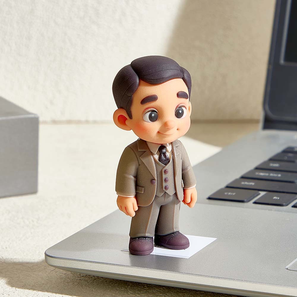 Custom Made 3D Office Desk Figurine Based on Your Picture Cute and Professional Style
