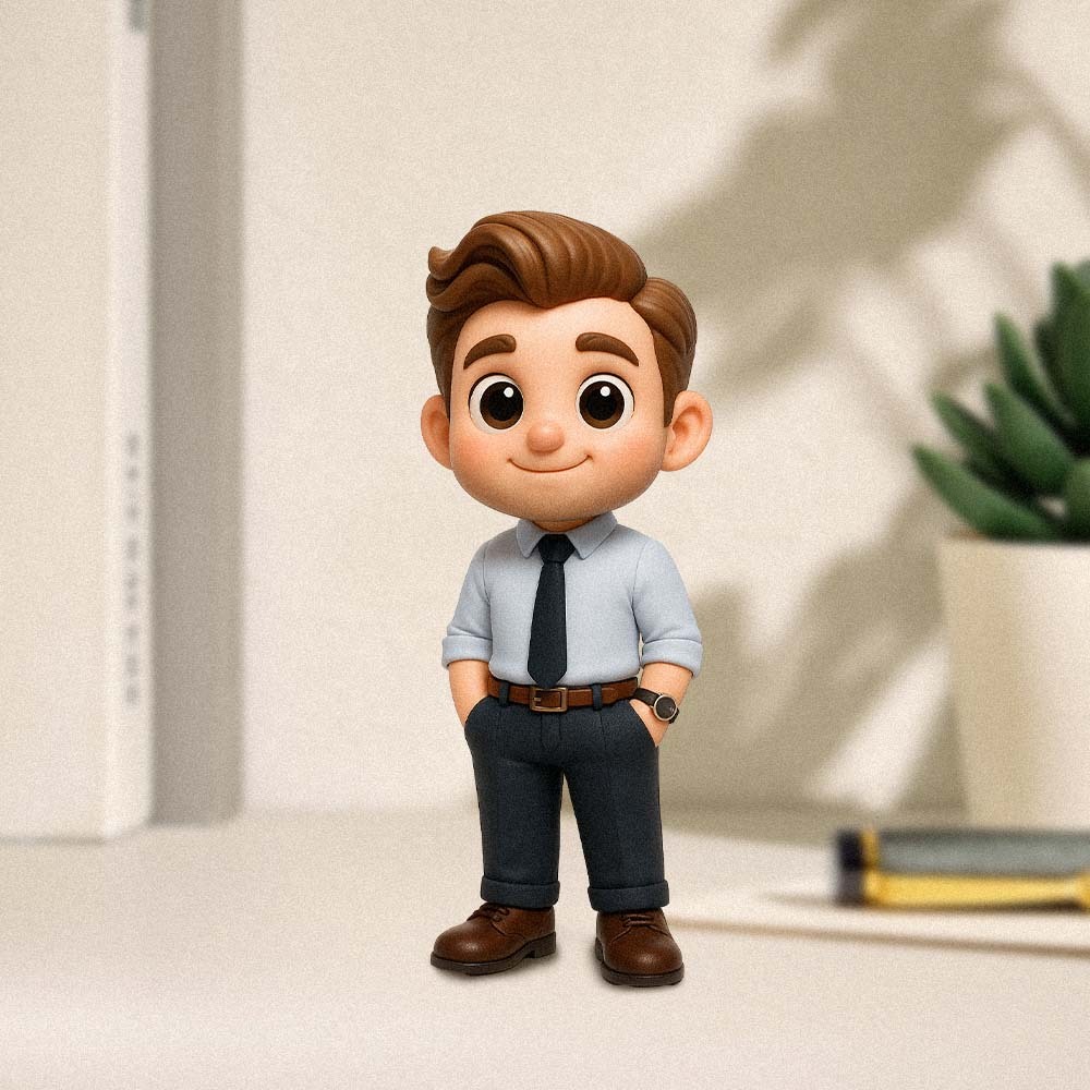 Custom Toy Figure Personalized 3D Action Figure Turn Your Photo into a Unique Gift for Boss