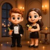Custom 3D Mini Figure Prom Night Edition Blind Box Surprise Gift