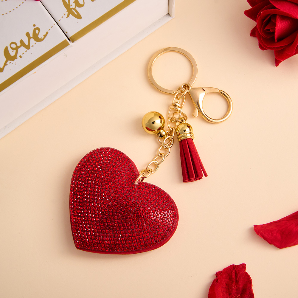 Custom 3D Figurine Photo Heart Keychain Personalized Romantic Gift for Couples Valentines Day Anniversary