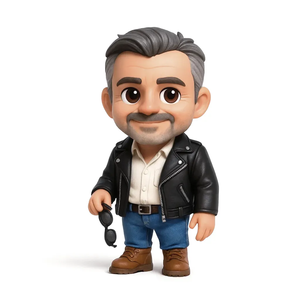 Custom 3D Figure From Photo Personalized Father’s Day Gift Perfect Desk Decor for Dad Unique & Memorable Gift Idea
