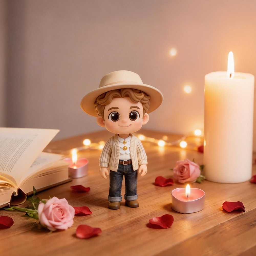 Custom 3D Action Figure from Your Photo Personalized Toy Figure Unique & Memorable Gift for Valentine's Day, Boyfriends, Girlfriends