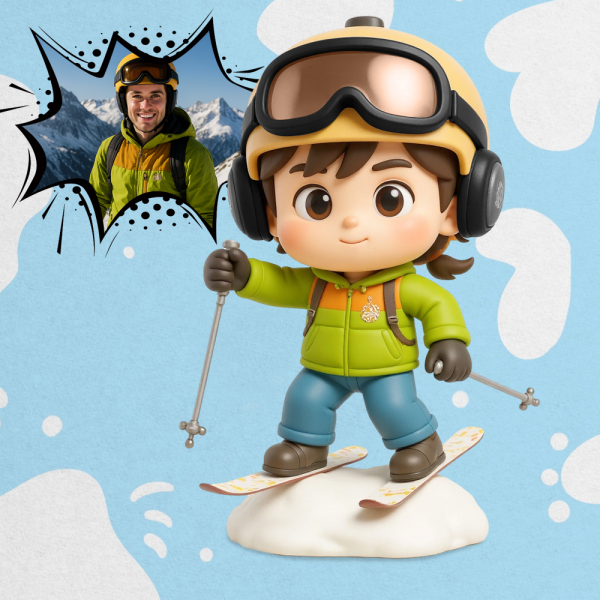 Custom 3D Sports Action Figure Made from Your Photo Perfect Gift for Fitness Lovers