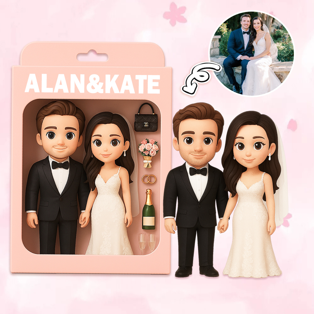 Custom Mini Action Figure with Accessories Inspired by Your Outfit and Style Unique Desk Decor