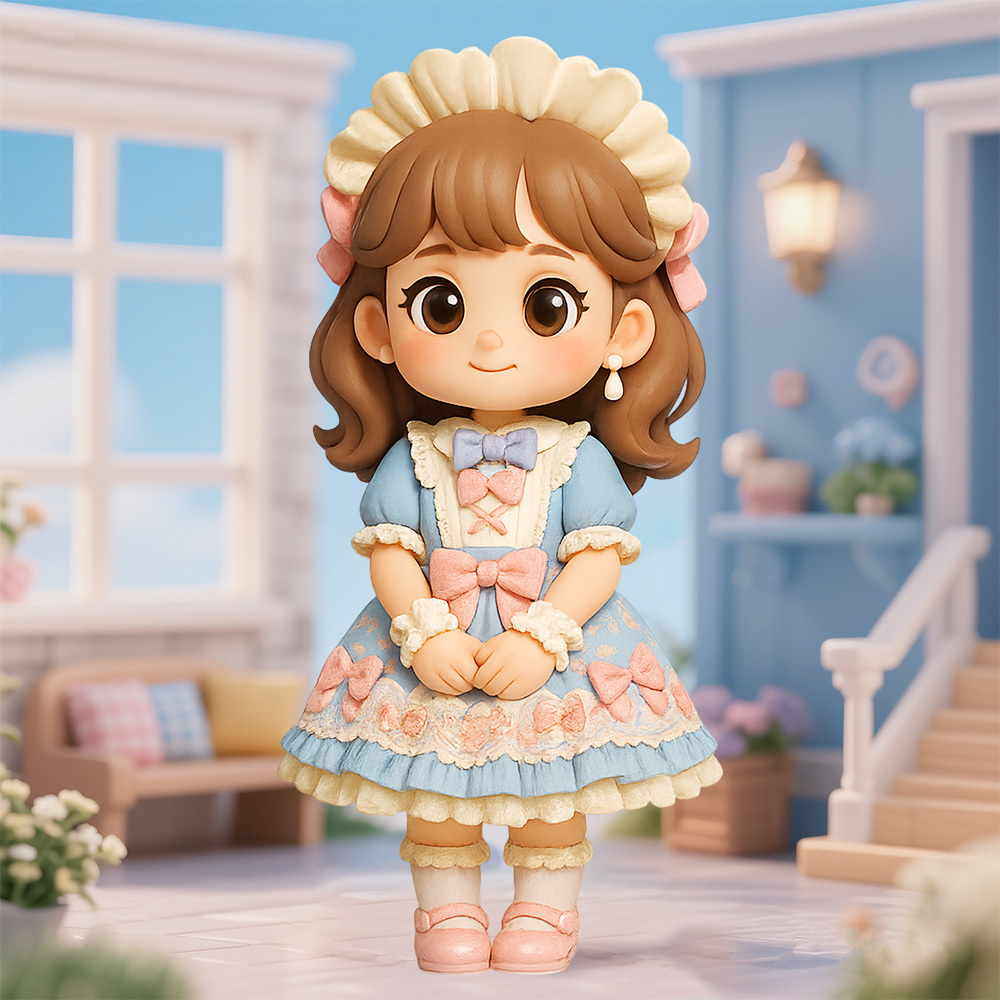 Custom 3D Lolita Style Figure From Your Lolita Photo Create Your Unique Personalized Doll Birthday Gift For Friends Lovers And Lolita Fans