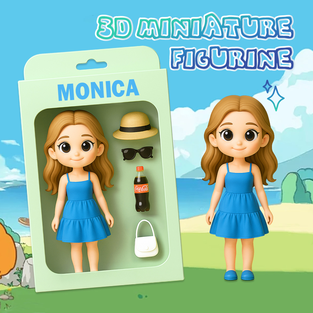 Custom Mini Action Figure with Accessories Inspired by Your Outfit and Style Unique Desk Decor