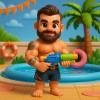 Custom Beach Party 3D Mini Figure Blind Box Surprise Gift Personalized Collectible