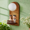 Custom 3D Figurine Cartoon Character Wall Lamp with Personalized Text Night Light Home Decor