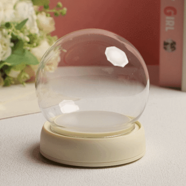 Custom 3D Action Figure Night Lamp from Your Photo Glass Display Dome Auto Sensor Home Decor for Boyfriend, Girlfriend or Anniversary