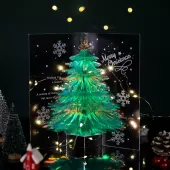  ​​Twinkling Christmas Tree 3D Christmas Card Pop-Up Greeting Card