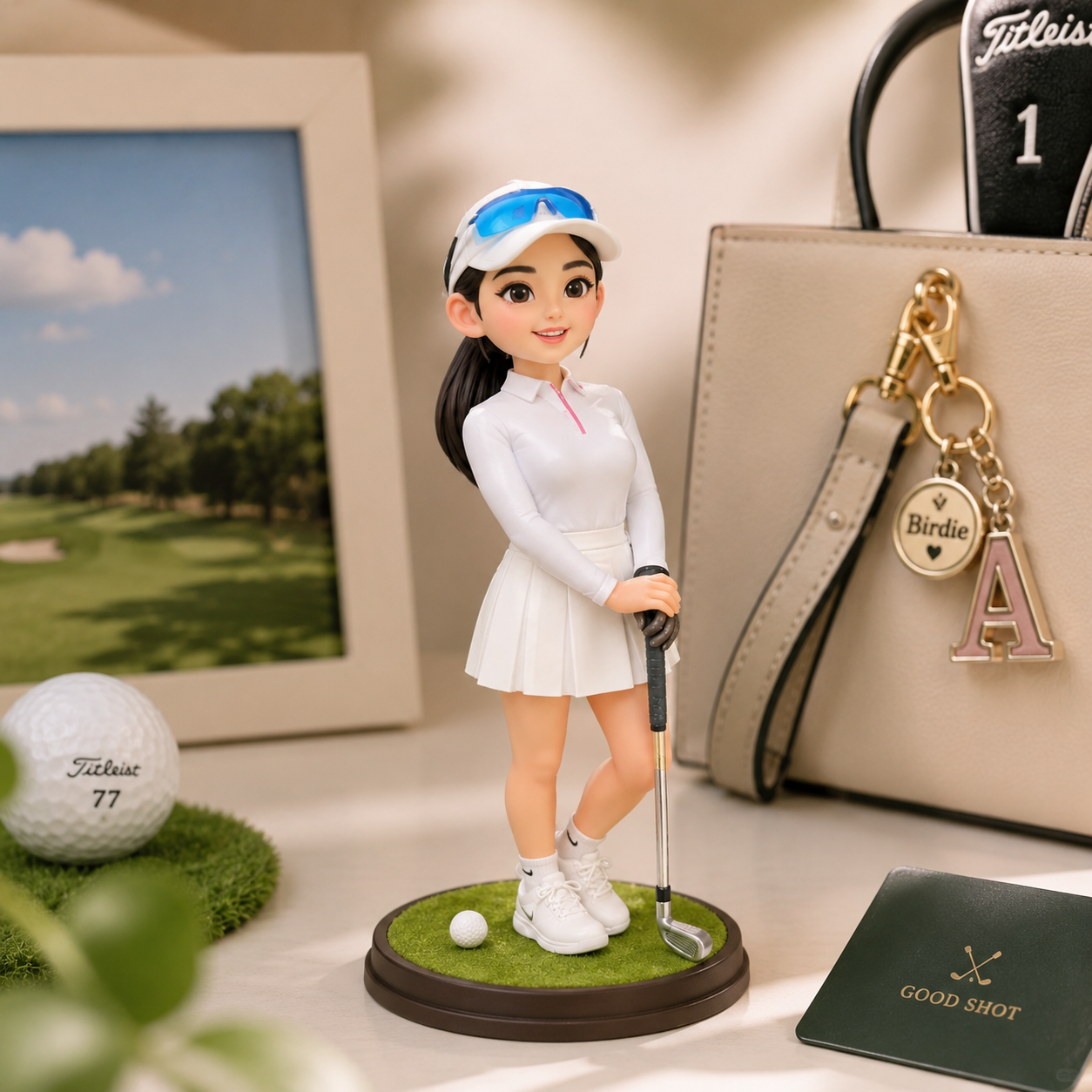 Custom 3D Action Figure from Your Photo Personalized Toy Figure Special Gift for Golf Lovers