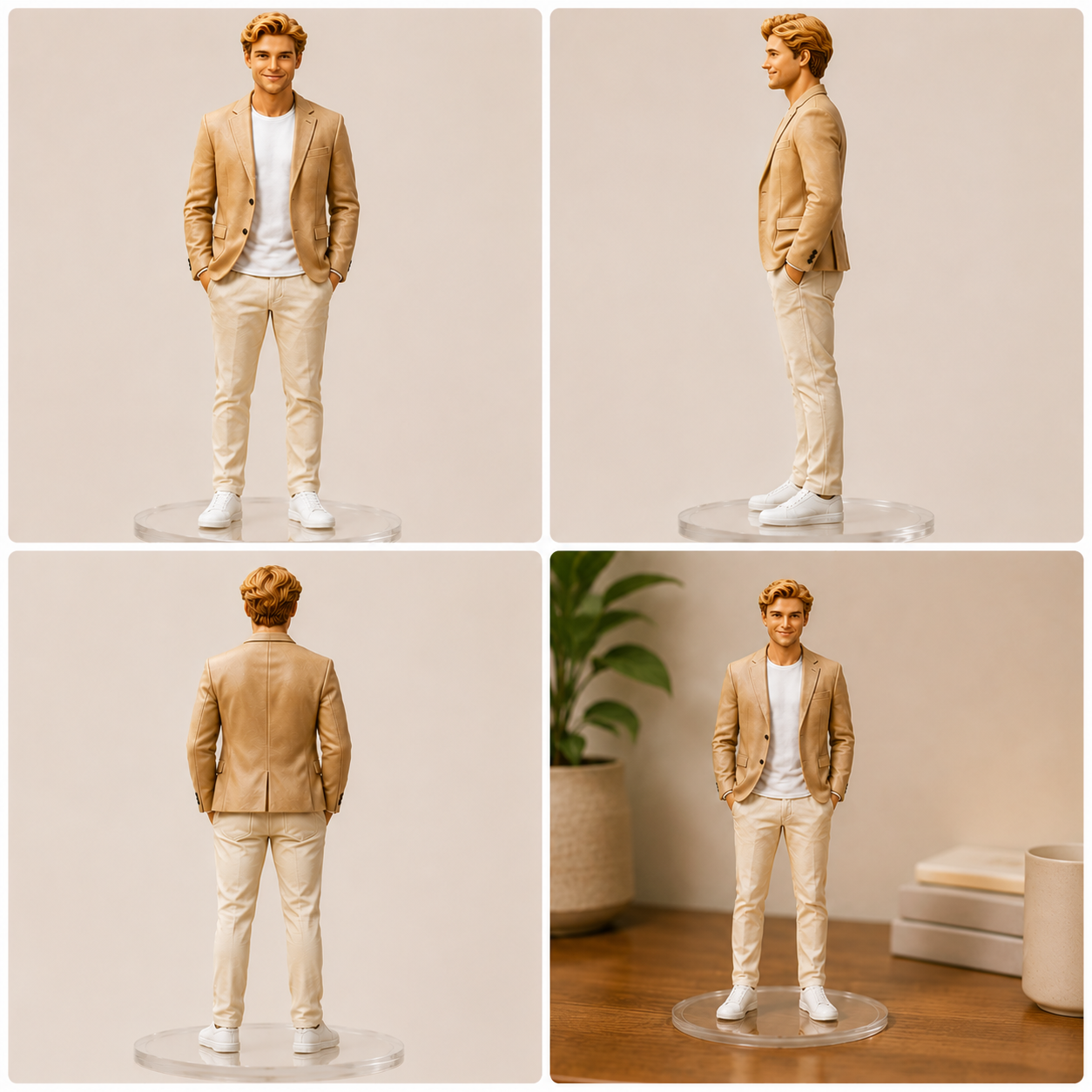 Realistic Custom 3D Figure Made from Photo Personalized Full Body Collectible Doll with Gift Box
