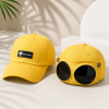 Baseball Cap with Pilot Sunglasses Built In Sun Visor Hat for Outdoor Sports Travel