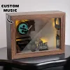 Custom Photo 3D Action Figure Music Box Personalized Music Player Gift for Her