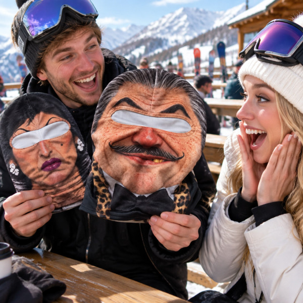 Custom Funny Ski Mask – The Perfect Après-Ski Gift for Ski Trips, Bachelor Trips & Friends