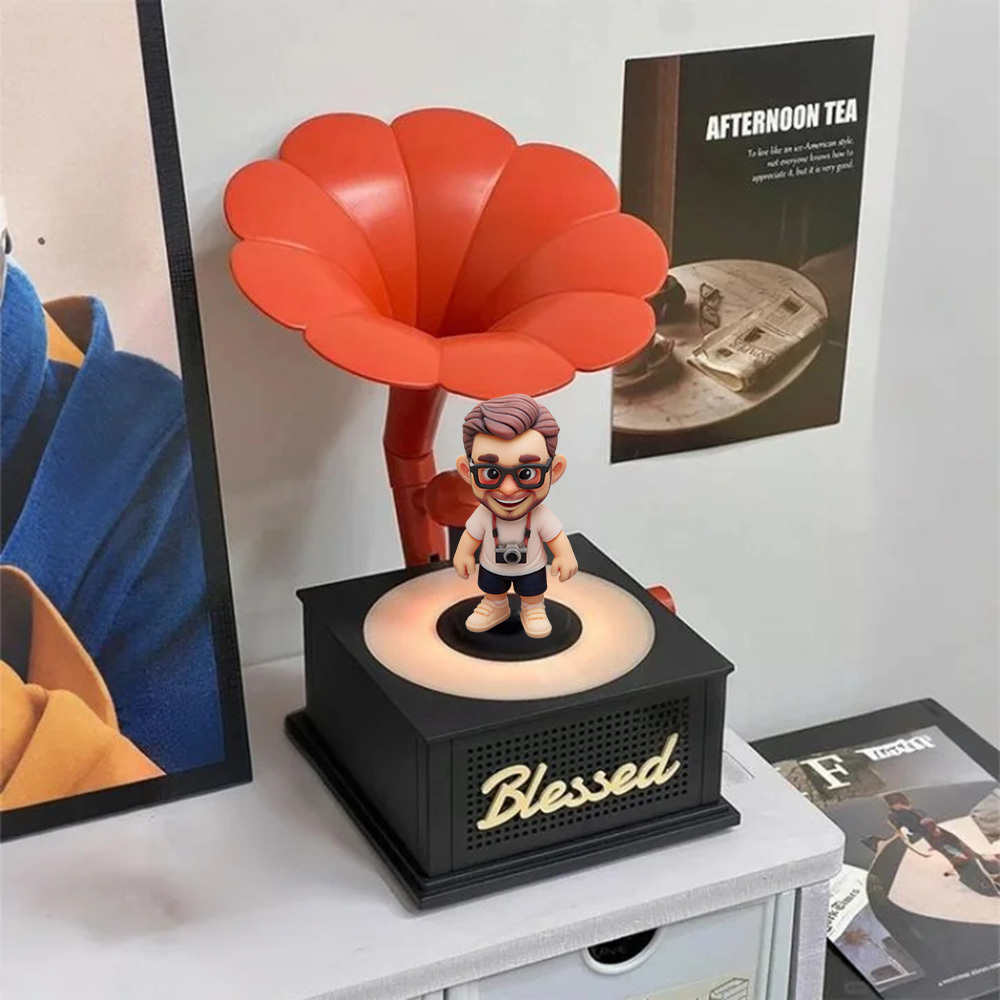 Custom Toy Figure Action Figure Design 3D Printed Figure Portrait Personalized Music Box
