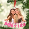 Bestie Forever Christmas Gift - Personalized Bestie Ornament With Charm