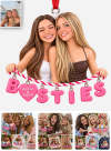 Bestie Forever Christmas Gift - Personalized Bestie Ornament With Charm