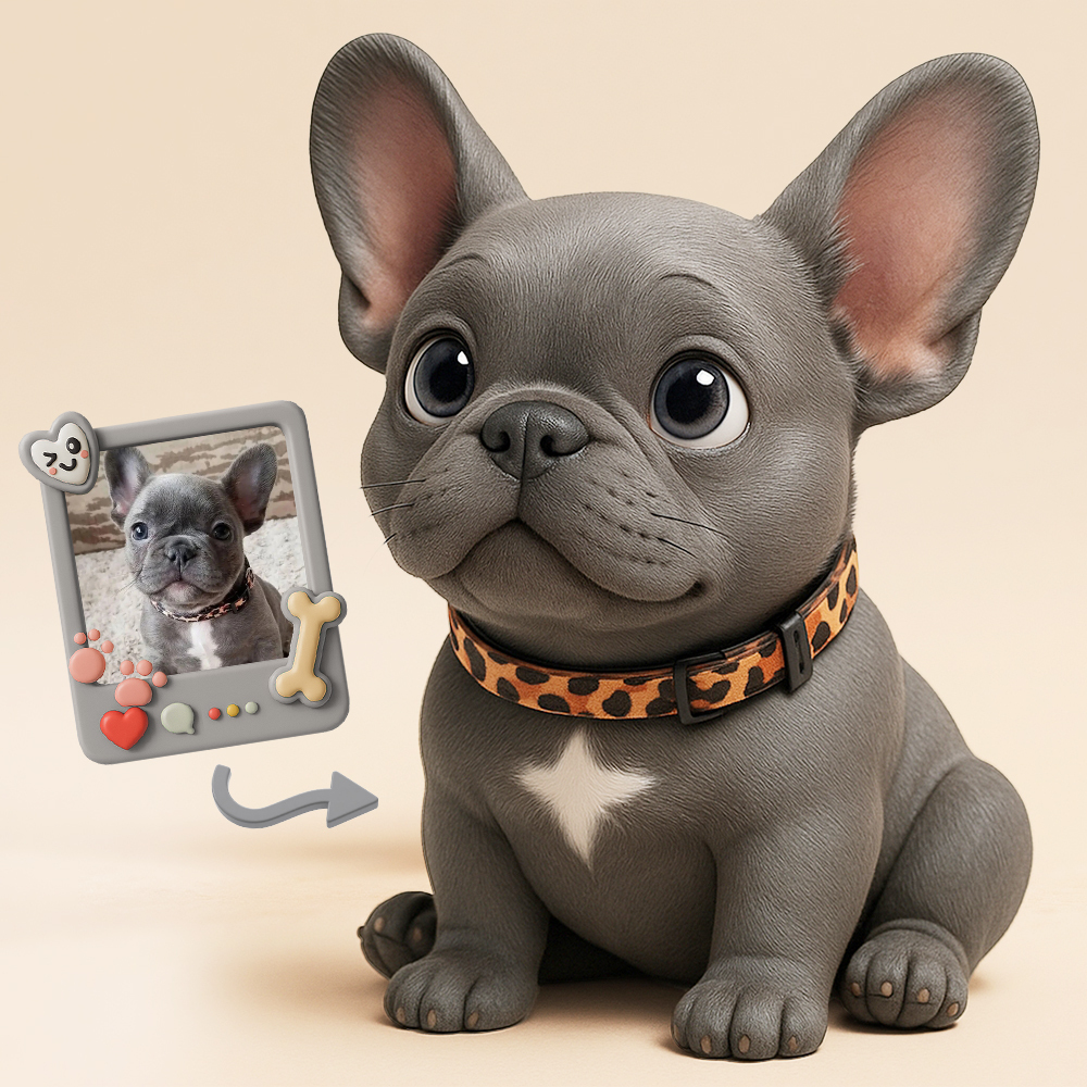 Custom 3D Action Figure From Your Photo Personalized Toy Figure Custom Action Figure Gifts For Pet Lovers