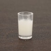 Mini Beer & Milk Drink Cup Figurines Realistic Food & Beverage Ornaments for 3D Figure
