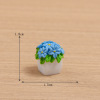 ​​Fake Plants for Dollhouse Mini Potted Artificial Flowers