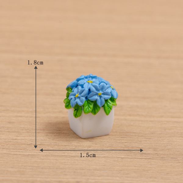 ​​Fake Plants for Dollhouse Mini Potted Artificial Flowers