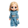 Personalized Cute Cartoon 3D Character Figure Custom Boy and Pet Mini Collectible Doll Based on Real Photo with Gift Box