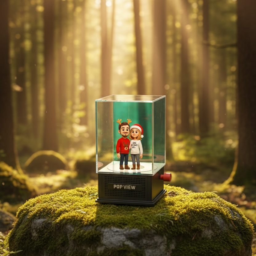 Personalized 3D Figurine Bluetooth Speaker Lamp Unique Gift Idea