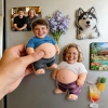 Custom Face Squishy Belly Anti-collision Sticker – Personalized Photo Sticker with Soft Squeeze Belly, Cute Funny Gift for Couples & Friends