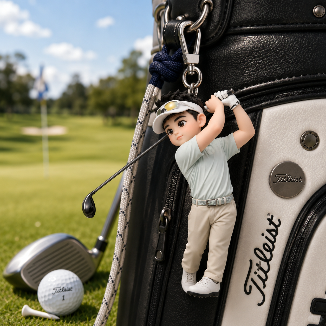 Custom 3D Action Figure from Your Photo Personalized Toy Figure Special Gift for Golf Lovers