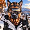 Funny Cat and Dog Winter Ski Gifts - Ski Mask With Ears