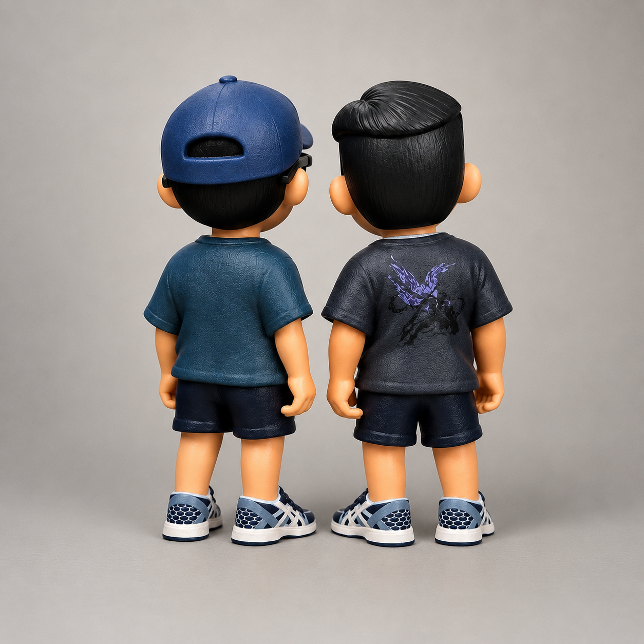 Personalized 3D Figure from Photo Custom Mini 3D Printed Figure Unique Gift for Couple Brother Sister