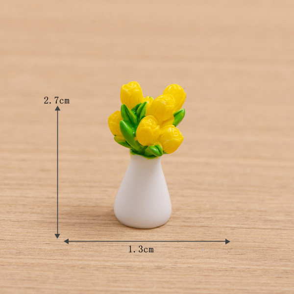 ​​Fake Plants for Dollhouse Mini Potted Artificial Flowers