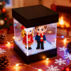 Custom 3D Figures Acrylic LED Light Box Display High Quality Collectible Showcase for Mini Character Figurines and Model Display