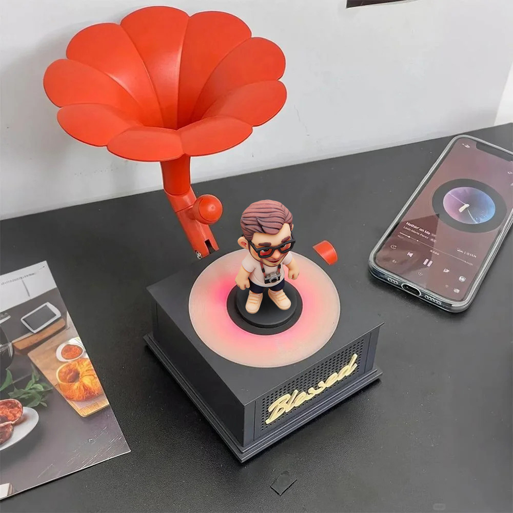 Custom Toy Figure Action Figure Design 3D Printed Figure Portrait Personalized Music Box