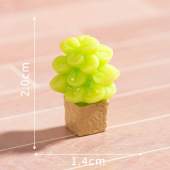 Simulation Potted Plant Minimalist Resin Figurine A Touch of Green