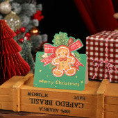 ​​Gingerbread Man​ Retro Hanging Greeting Cards Christmas Greeting Cards Holiday Cards