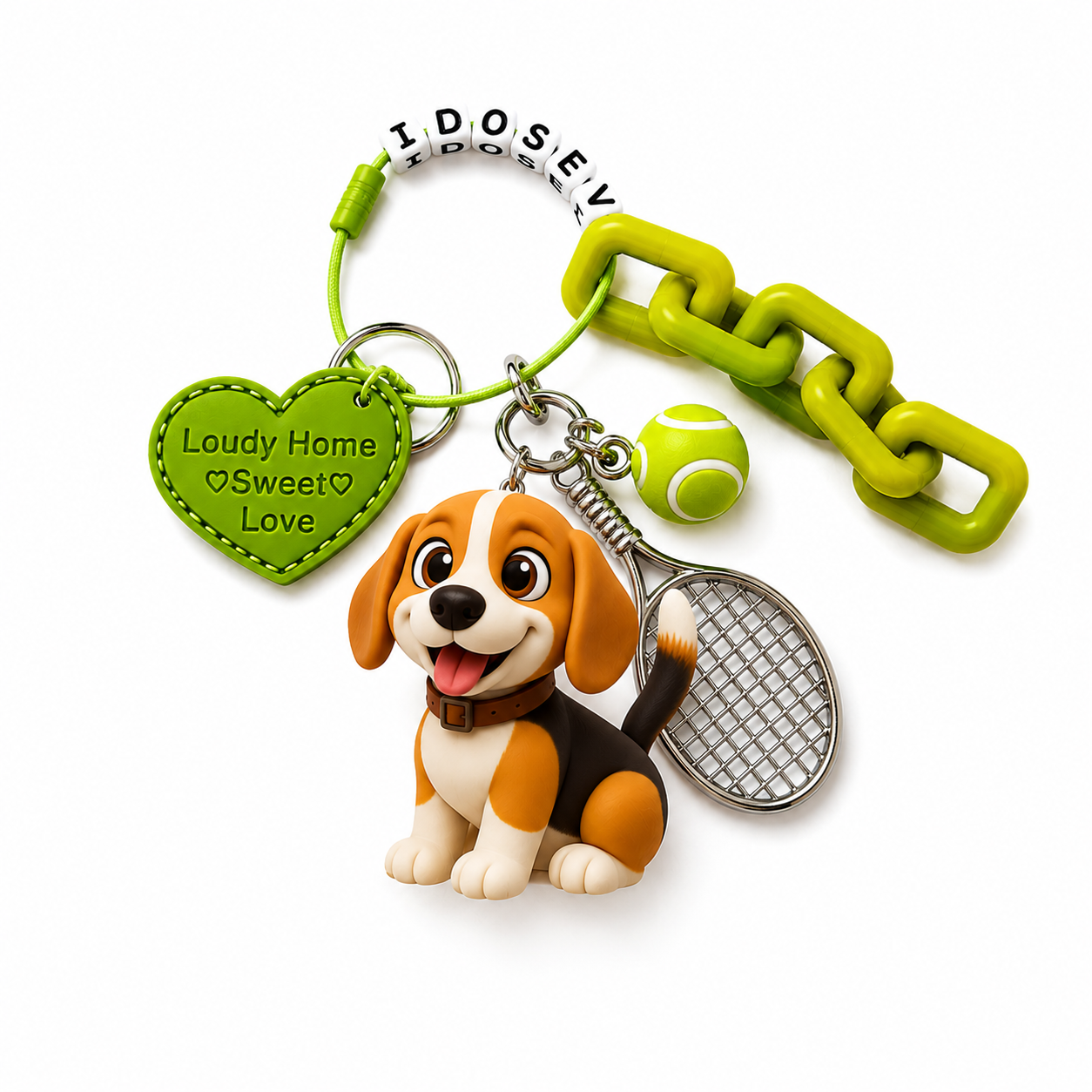 Custom Tennis 3D Keychain Figure From Photo Personalized 3D Chibi keychain Figure Gift for Tennis Lovers Thoughtful & Memorable Gift
