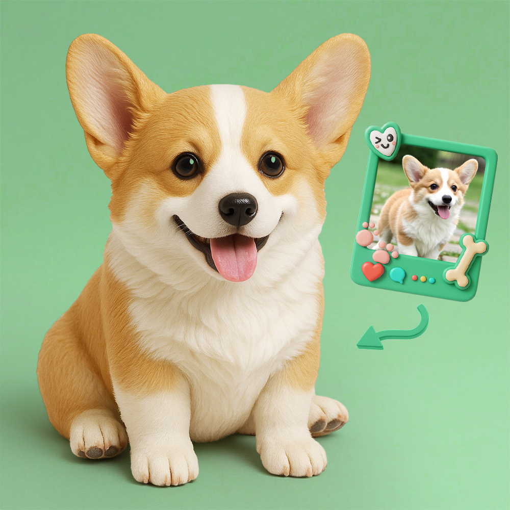 Custom 3D Action Figure From Your Photo Personalized Toy Figure Custom Action Figure Gifts For Pet Lovers